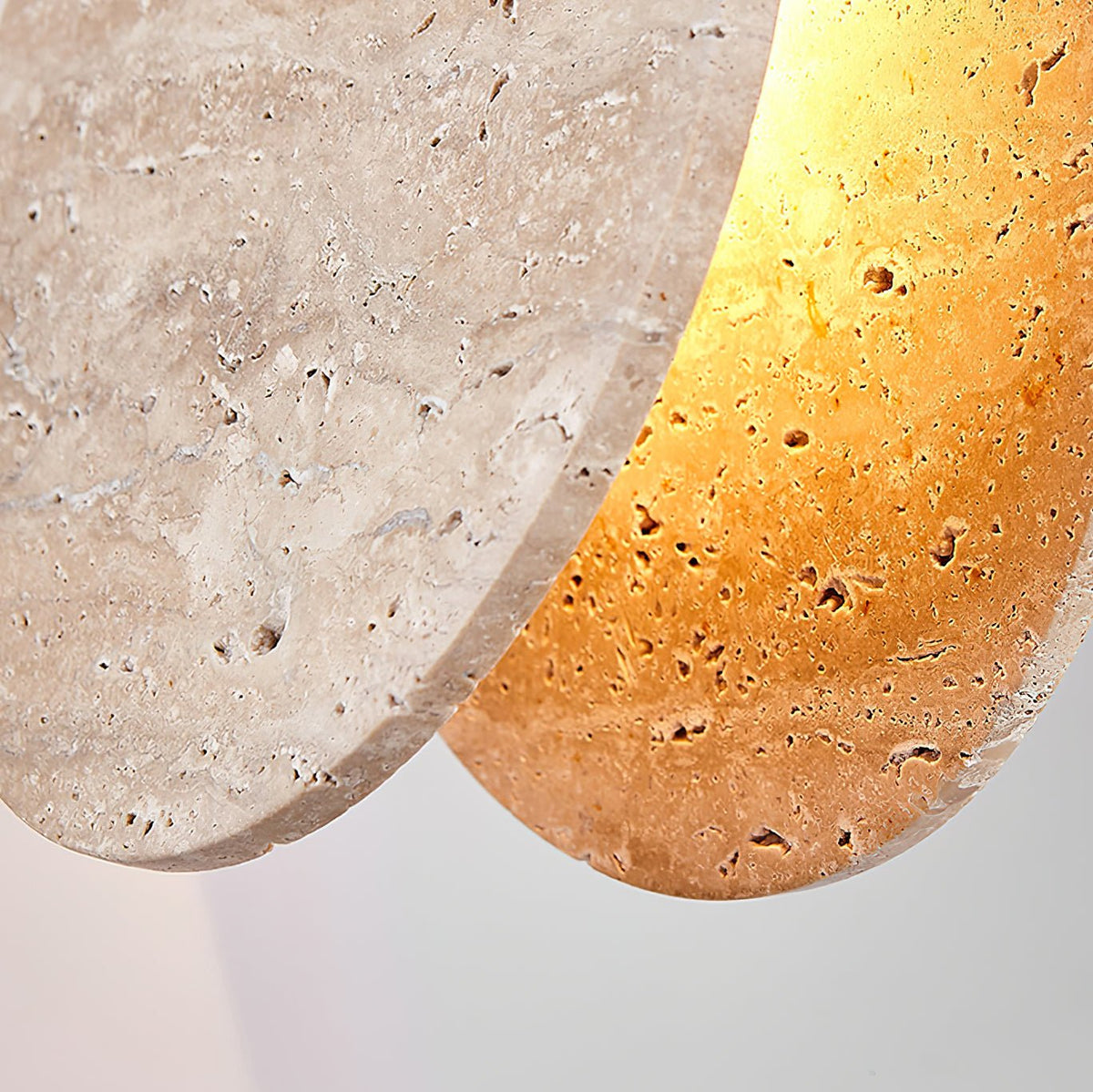 Sern Crescent Travertine Pendant Light