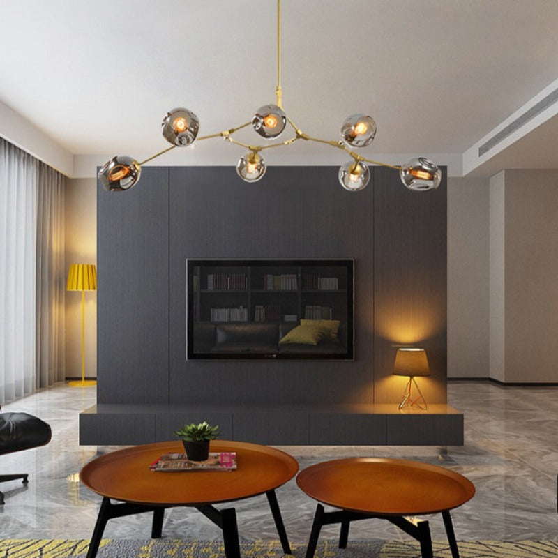 Valentina Nordic Modern Glass Pendant Light Bubble - Neutral Decor