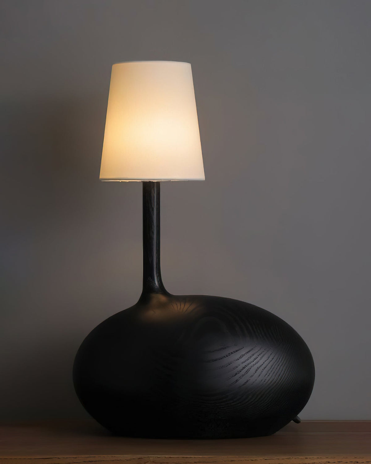 Brixten Wood Fabric Table Lamp