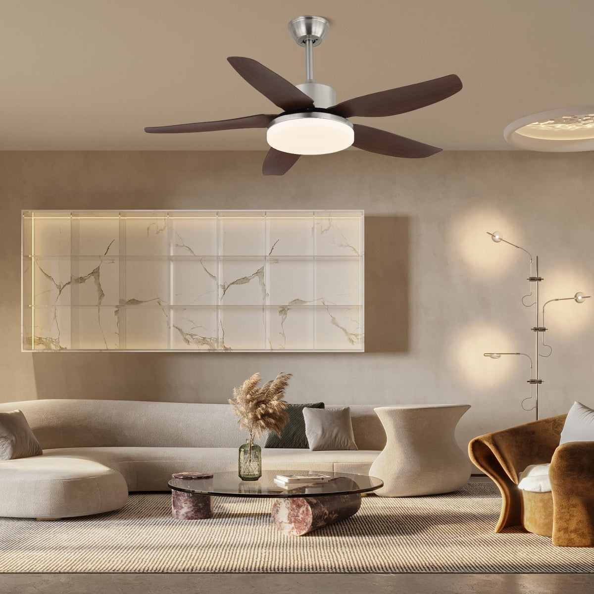 Eland Wood Ceiling Fan Light