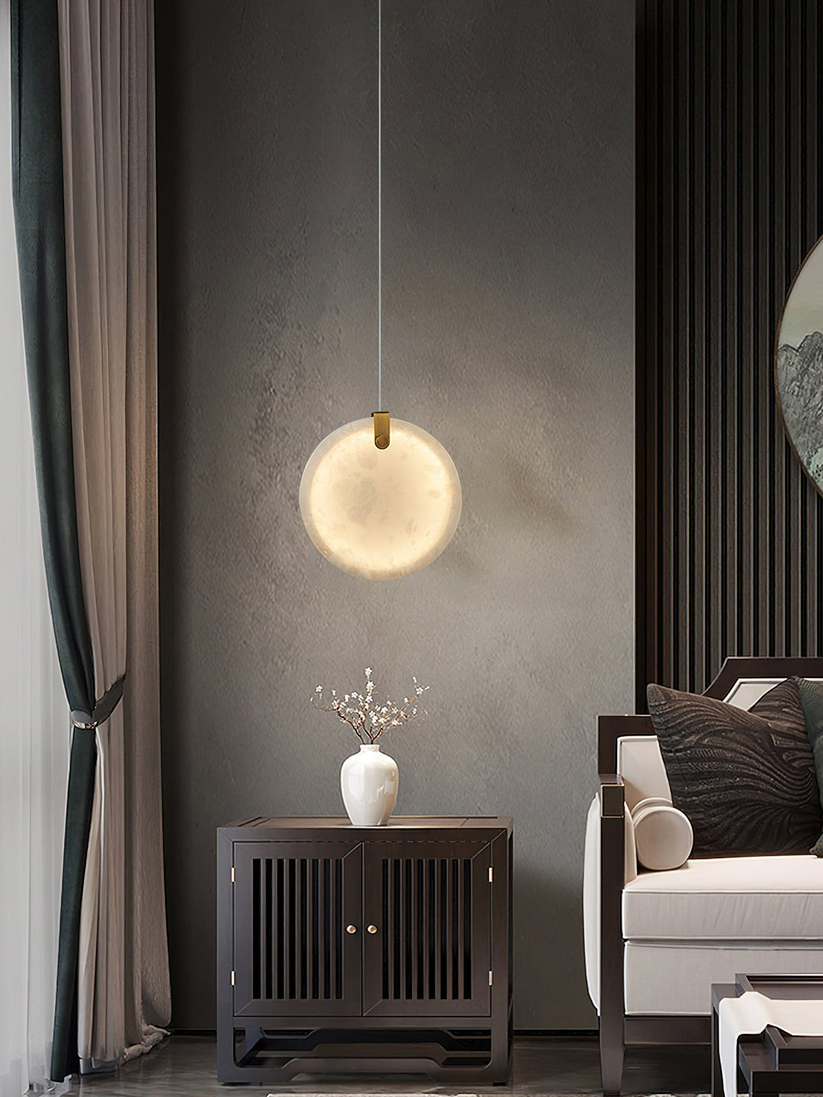 Nivaine Alabaster Pendant Light