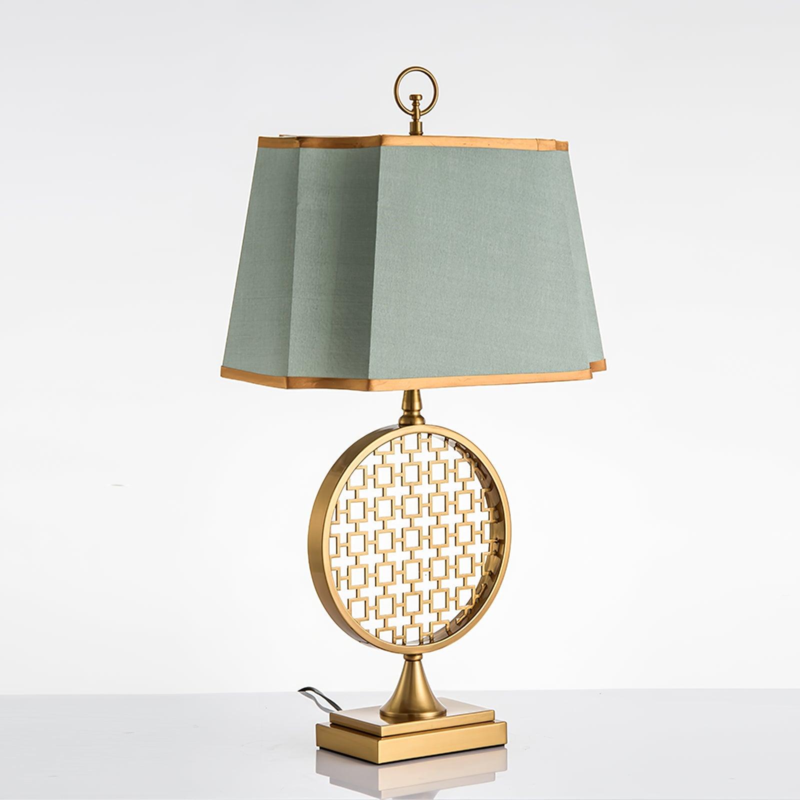 Lineine Fabric Glam Table Lamp