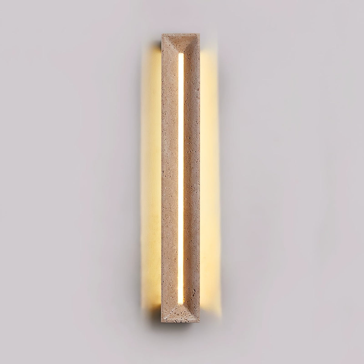 Dfi Minimalist Travertine Wall Light