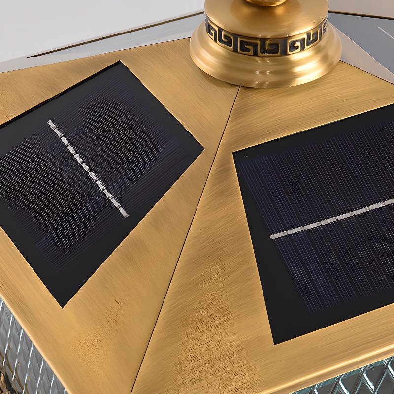 Evelor Classic Diamond Solar Post Outdoor Light