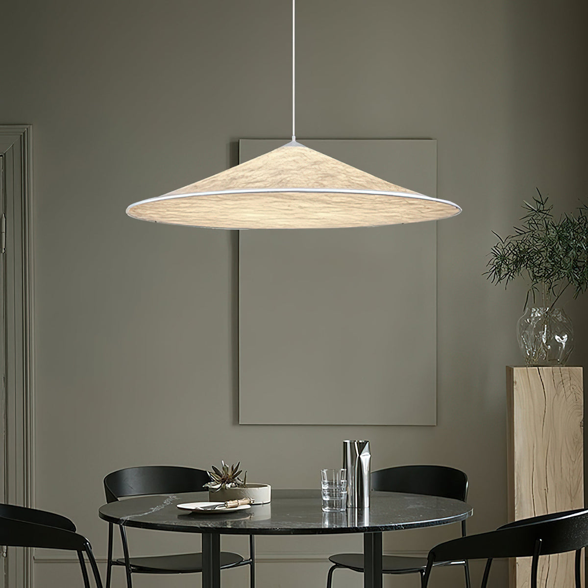 Lunoaya Disc Paper Pendant Lamp