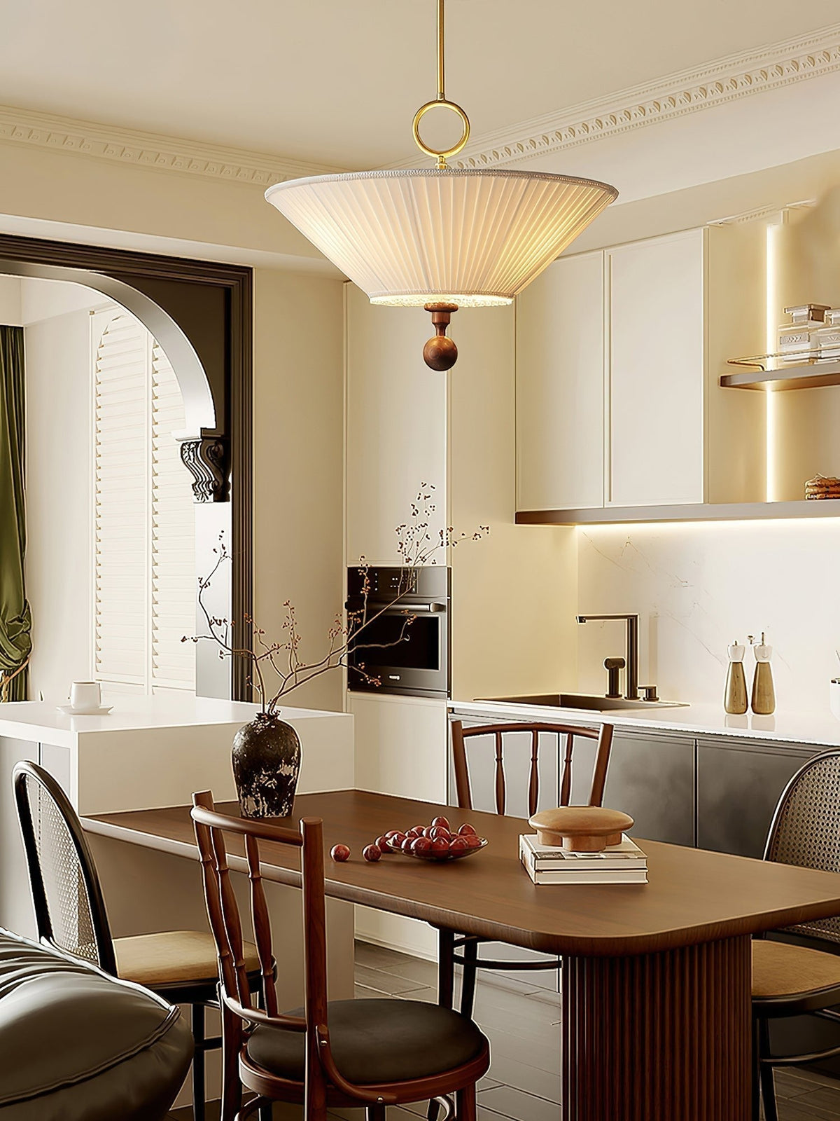 Maltik Pleated Pendant Light