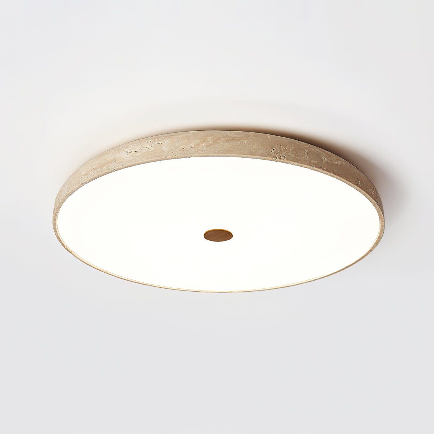 Orzoror Minimalist Travertine Ceiling Light