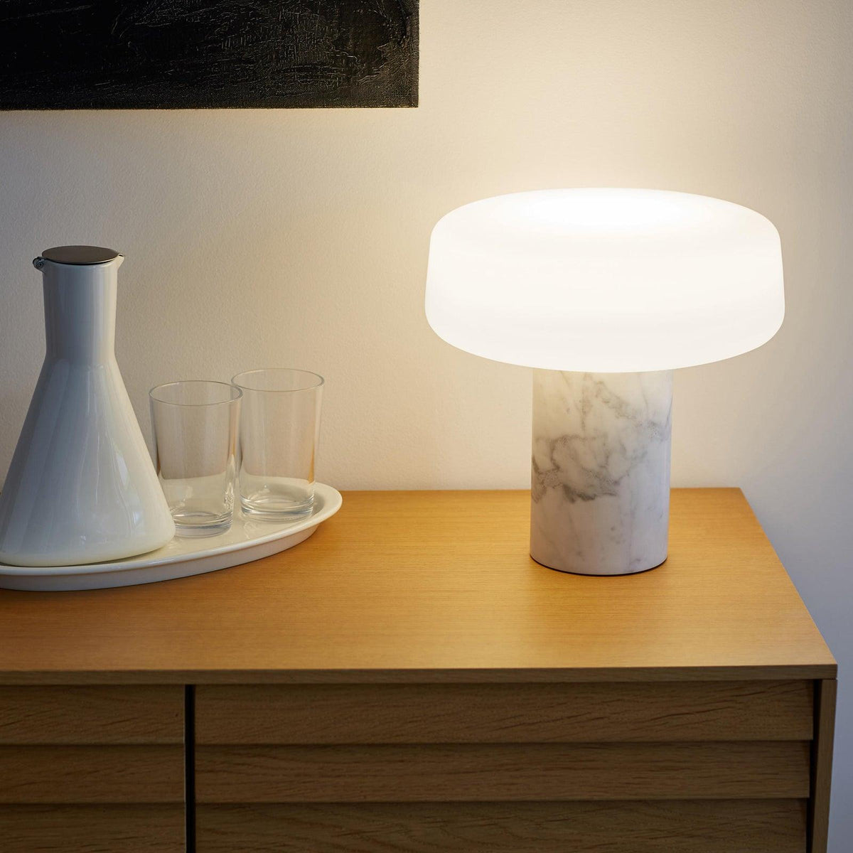 Erinilil Marble Base Table Lamp