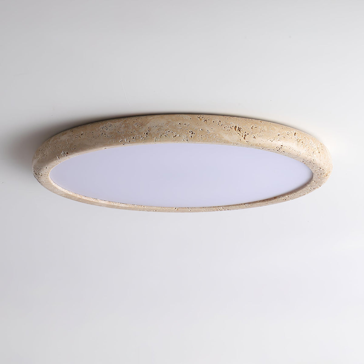 Aurrina Ring Frame Travertine Ceiling Light