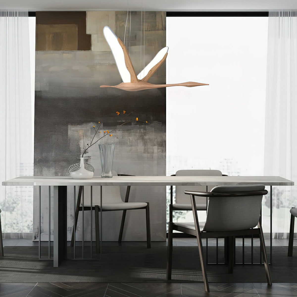 Syloine Modern Wood Pendant Lamp