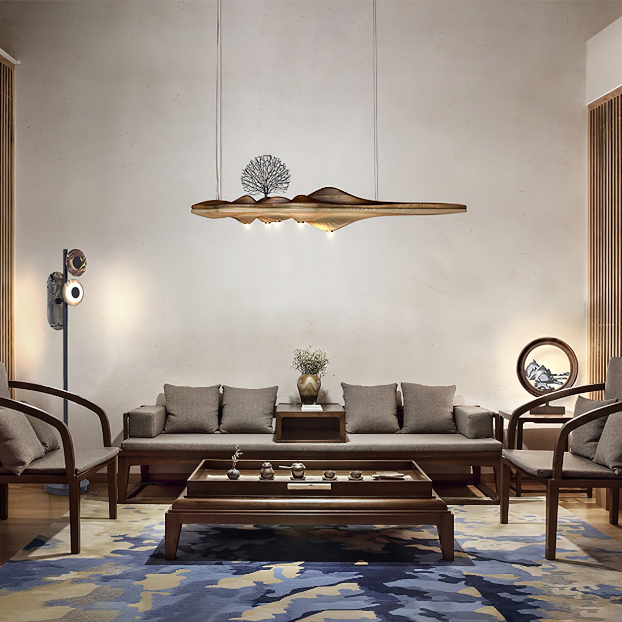Tolven Premium Elegance Wood Pendant Lamp