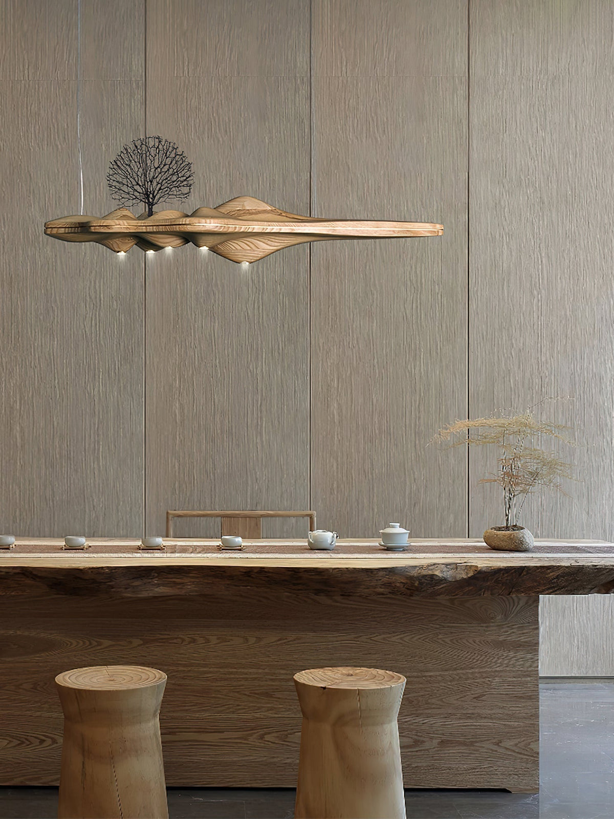 Tolven Premium Elegance Wood Pendant Lamp