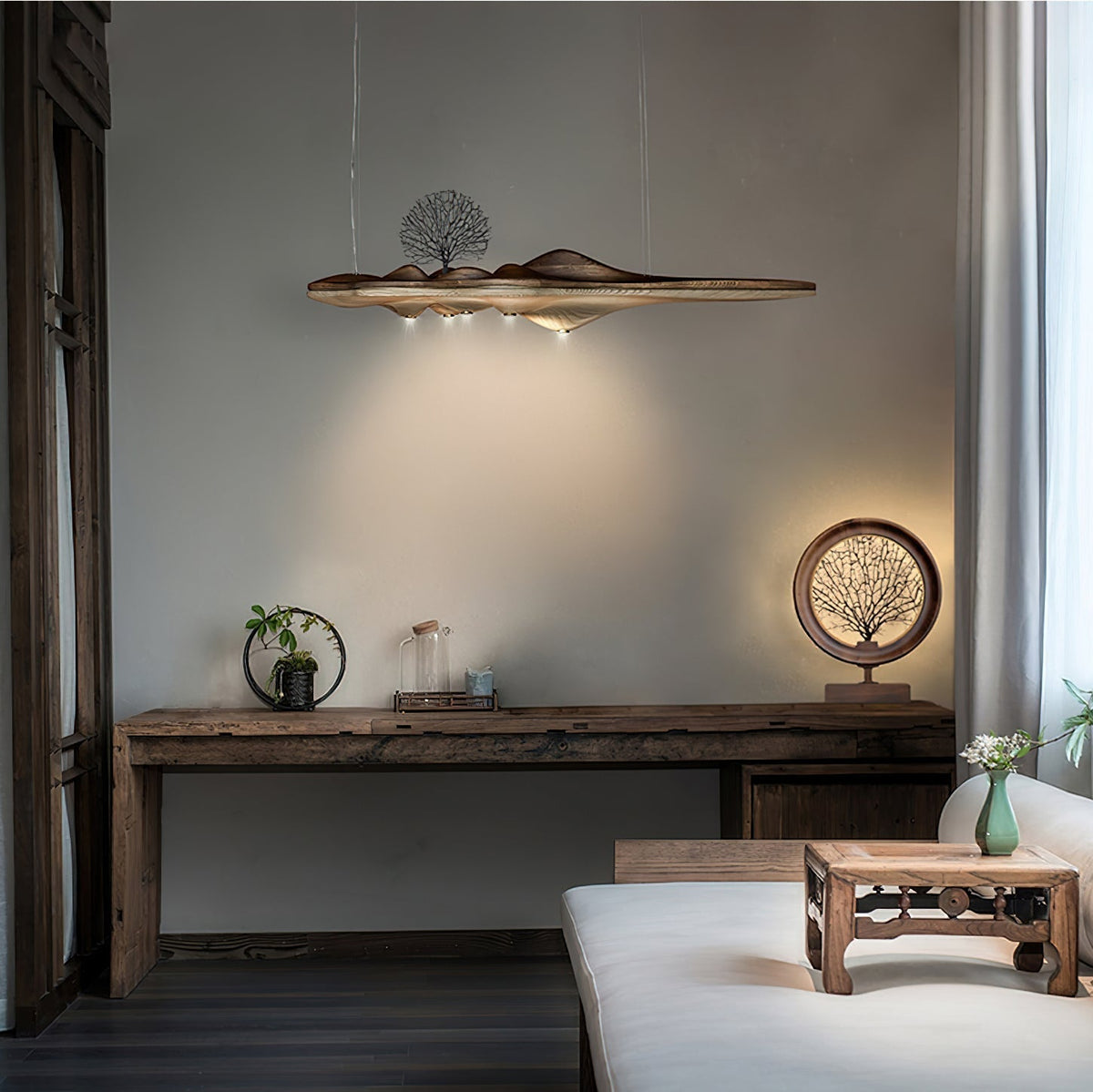 Tolven Premium Elegance Wood Pendant Lamp