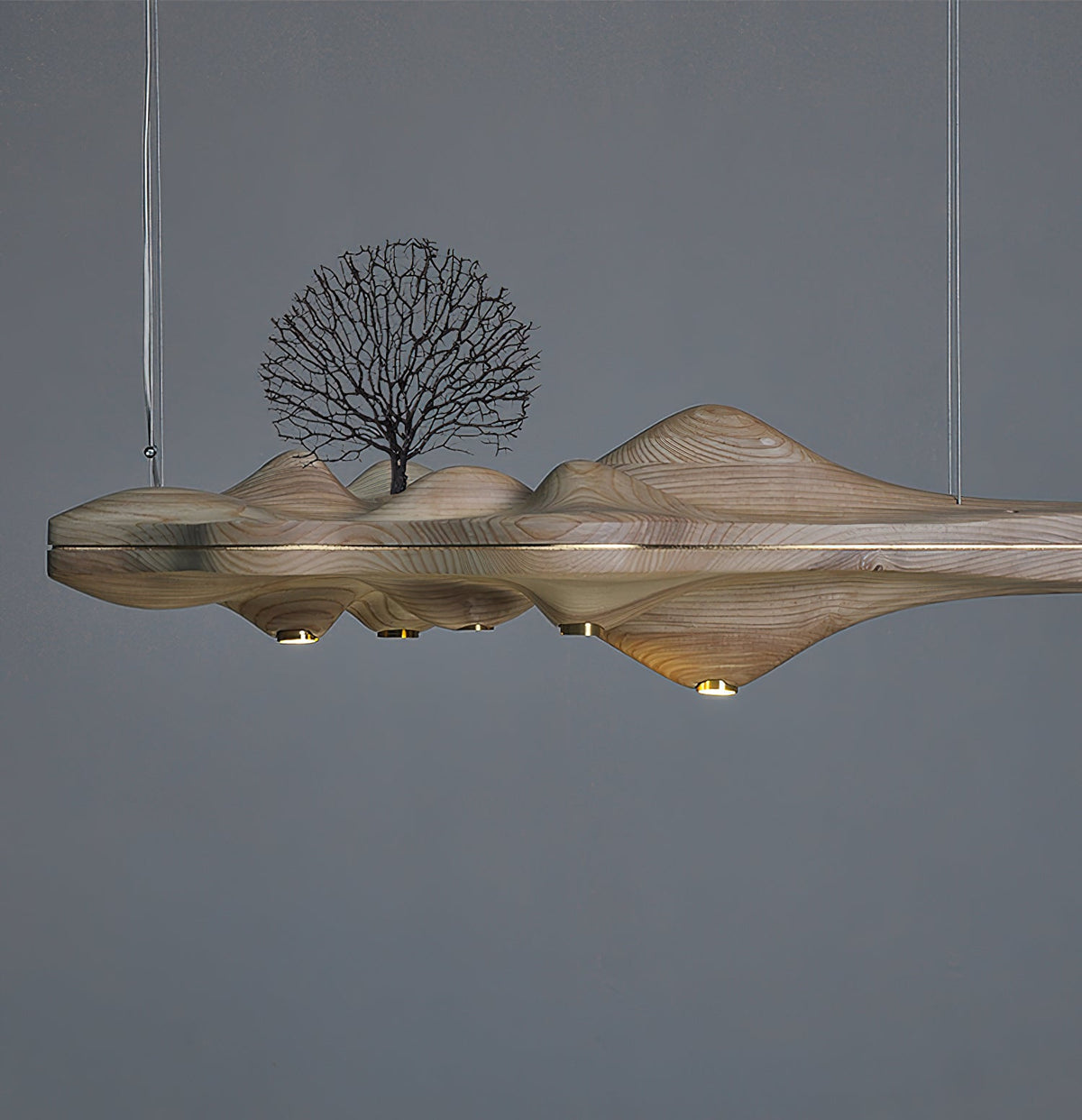 Tolven Premium Elegance Wood Pendant Lamp