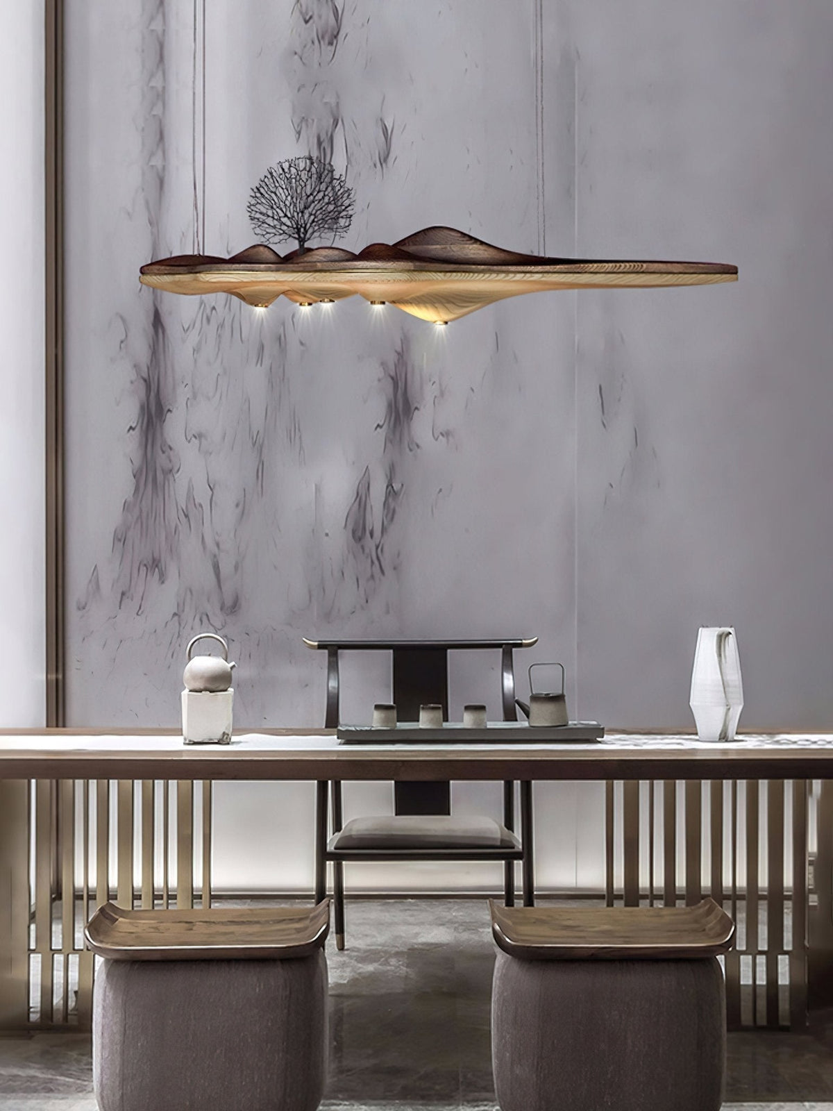 Tolven Premium Elegance Wood Pendant Lamp