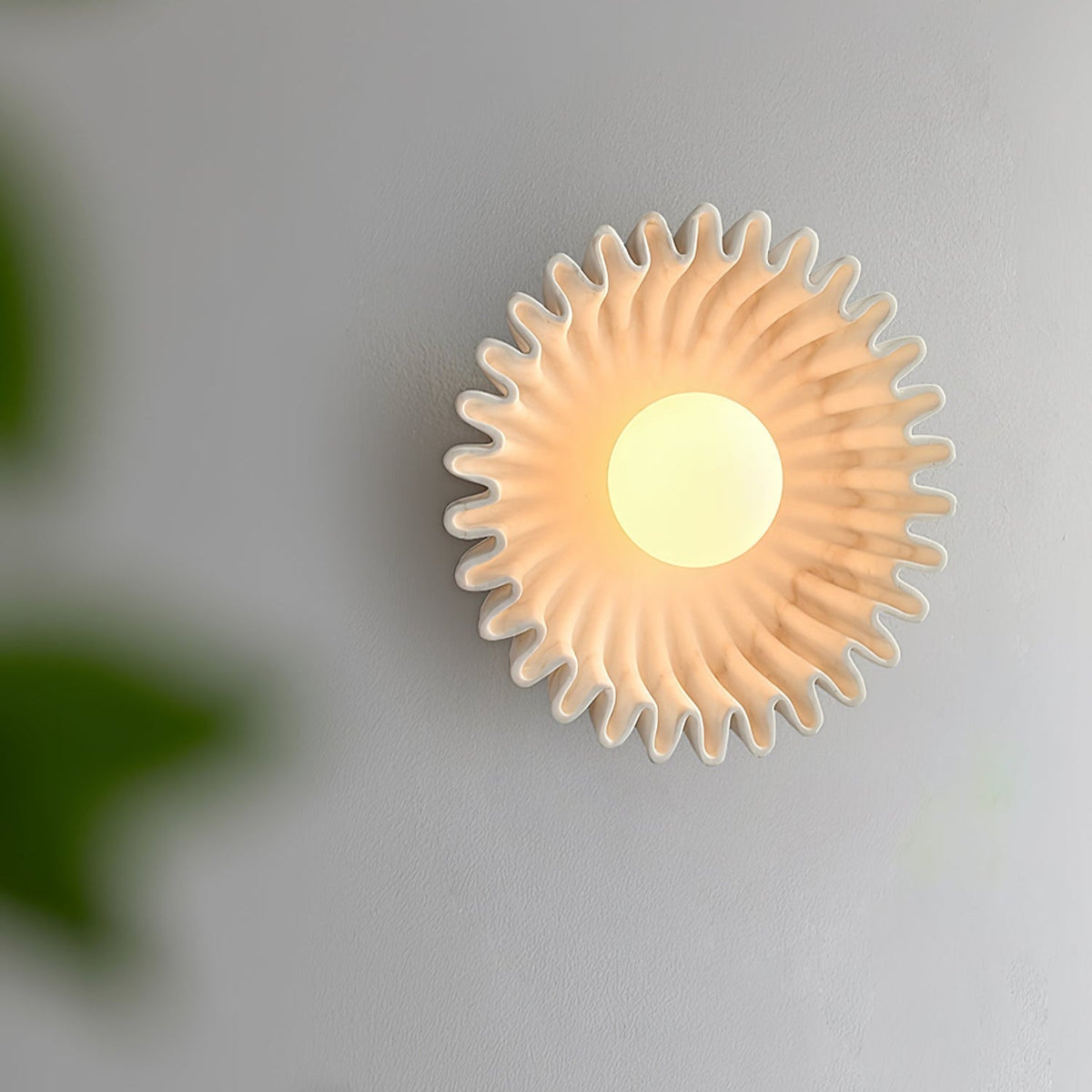 Sunray Rustic Glass Wall Lamp