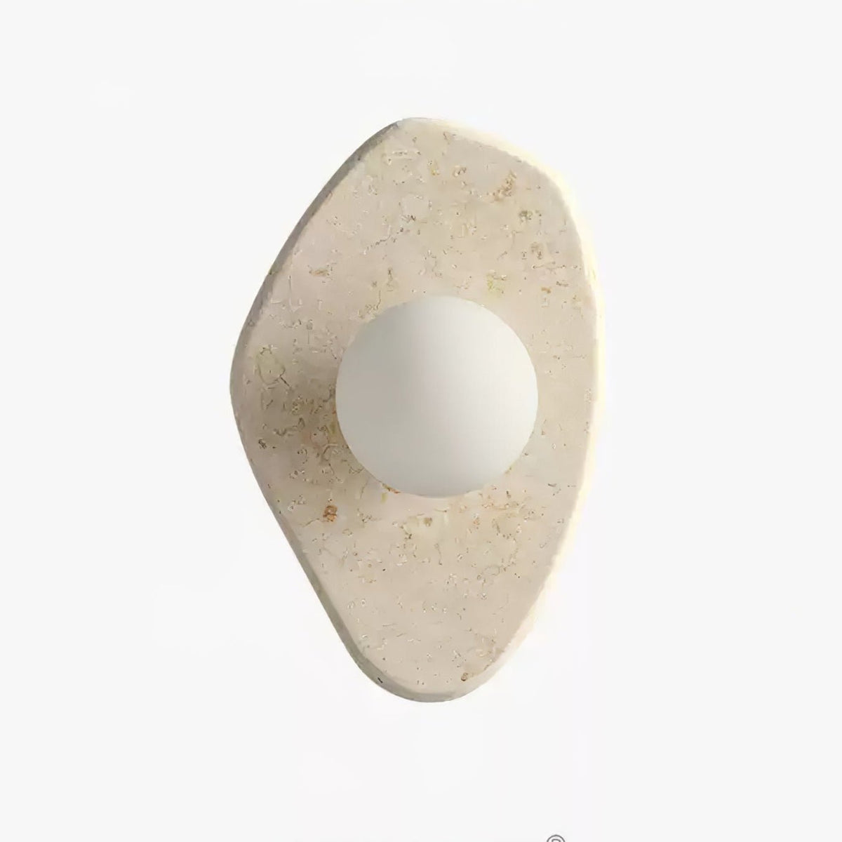 Pebble Rustic Marble Wall Light