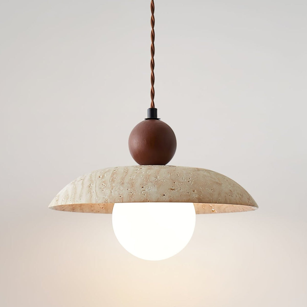 Nerix Travertine Pendant Light