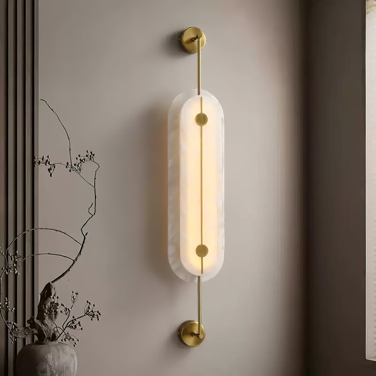 Cudorel Oval Alabaster Wall Light