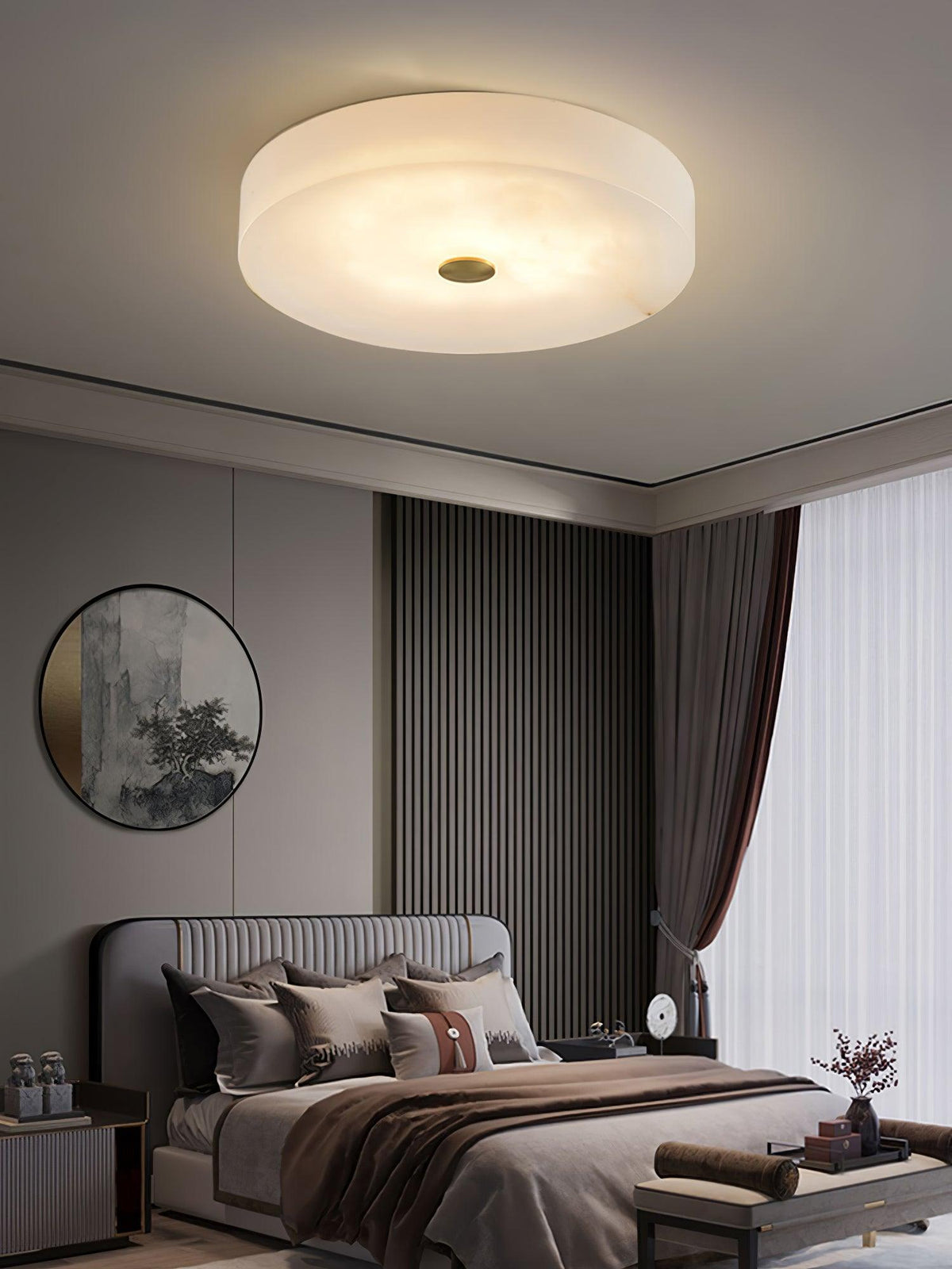 Euno Alabaster Ceiling Lamp