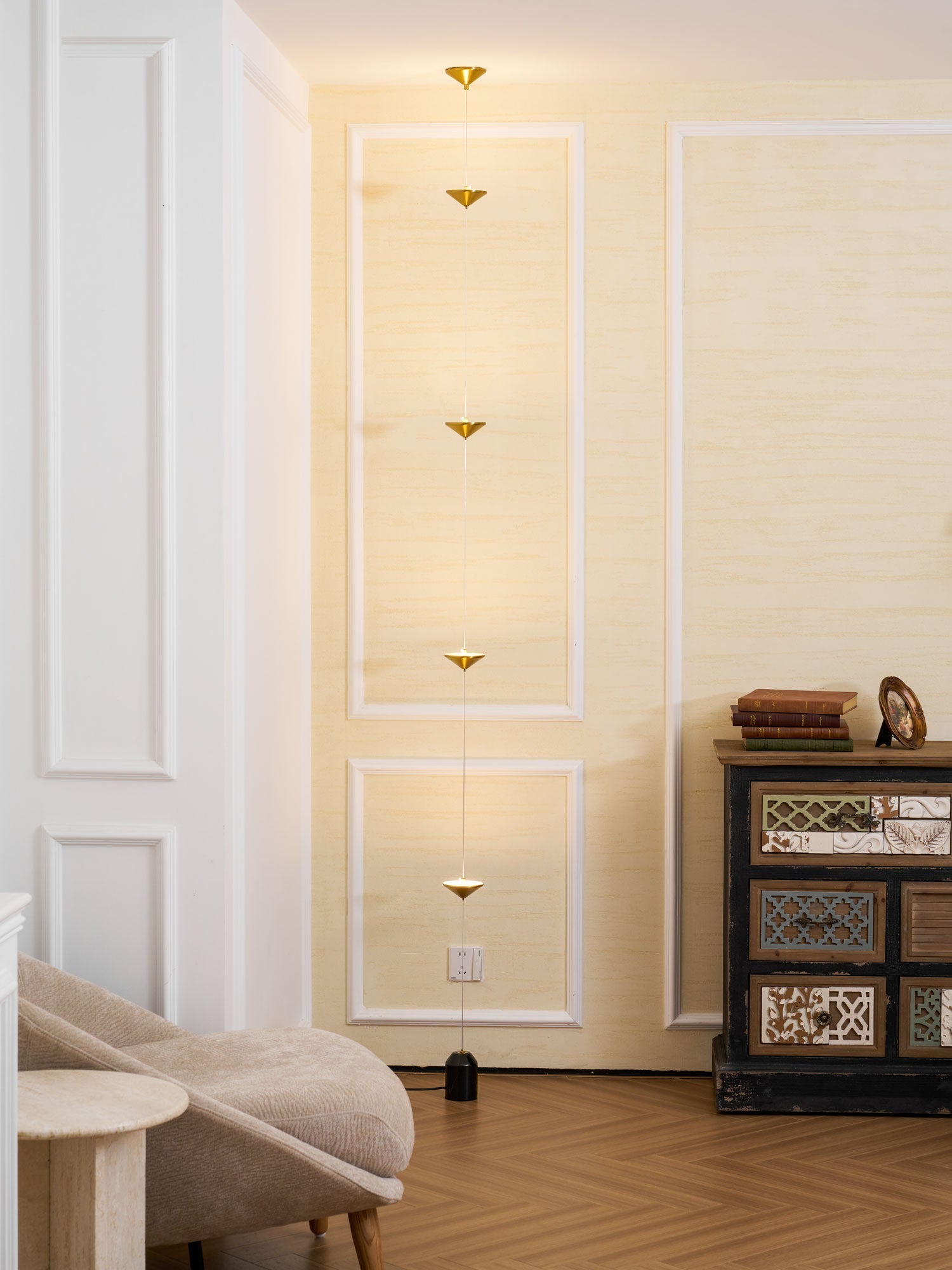 Oakhaven Marble Floor Lamp
