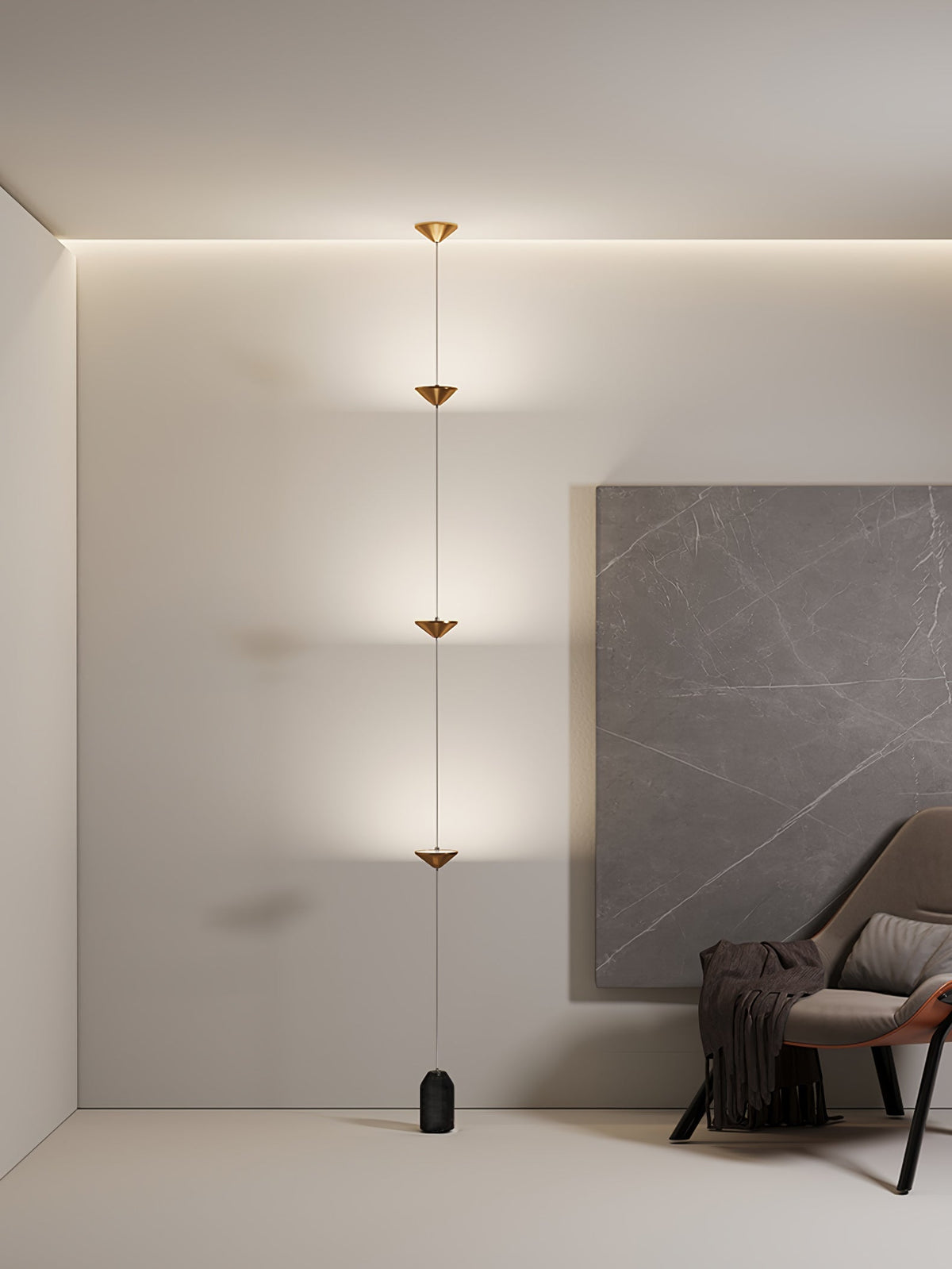 Oakhaven Marble Floor Lamp