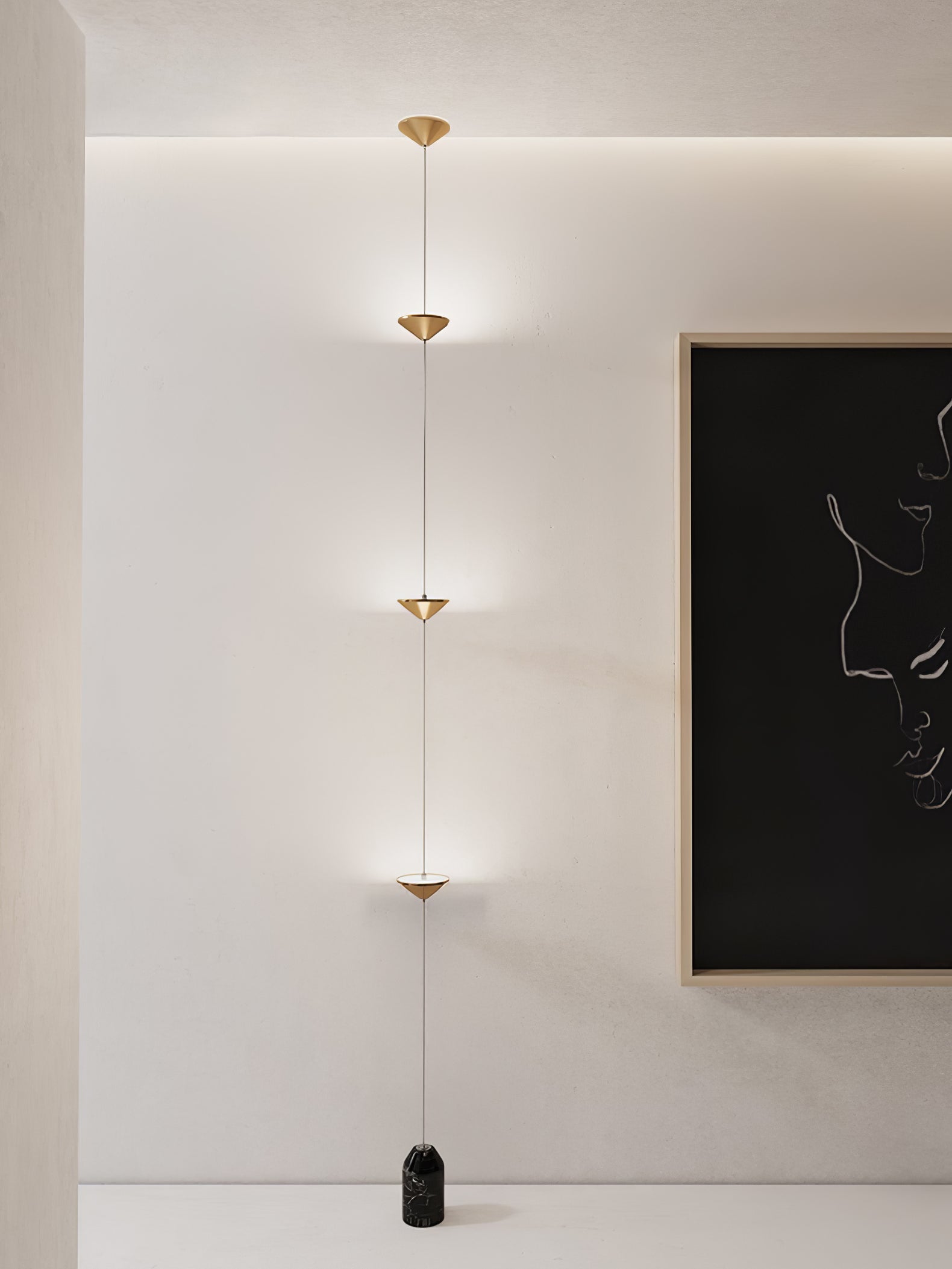 Oakhaven Marble Floor Lamp