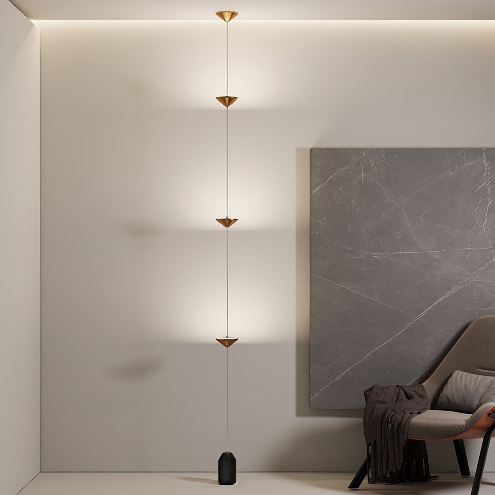 Oakhaven Marble Floor Lamp