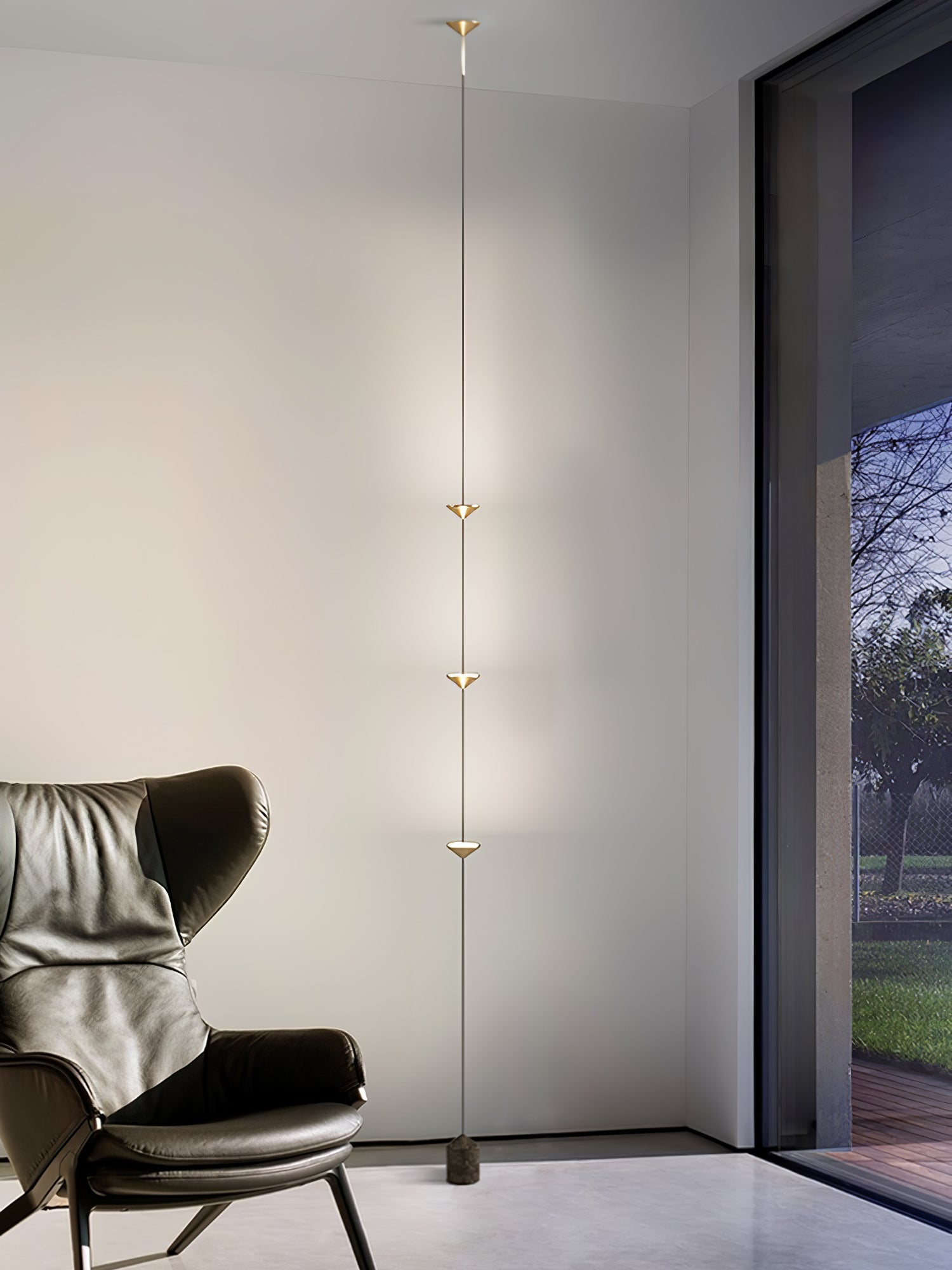 Oakhaven Marble Floor Lamp