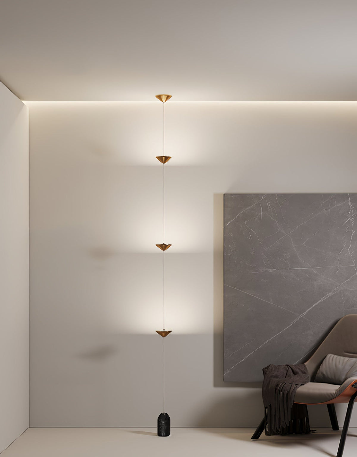 Oakhaven Marble Floor Lamp