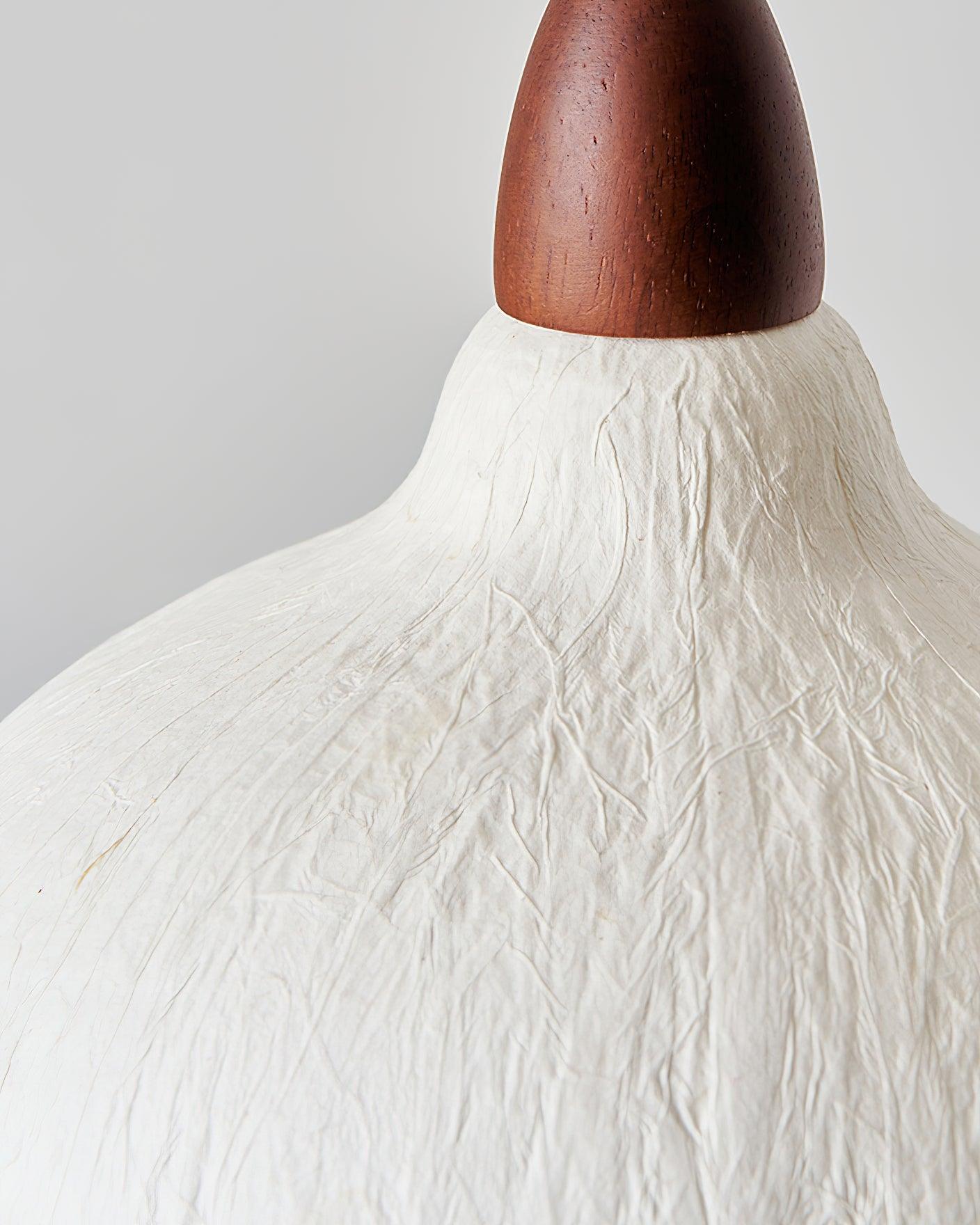 Locan Paper & Wood Pendant Lamp