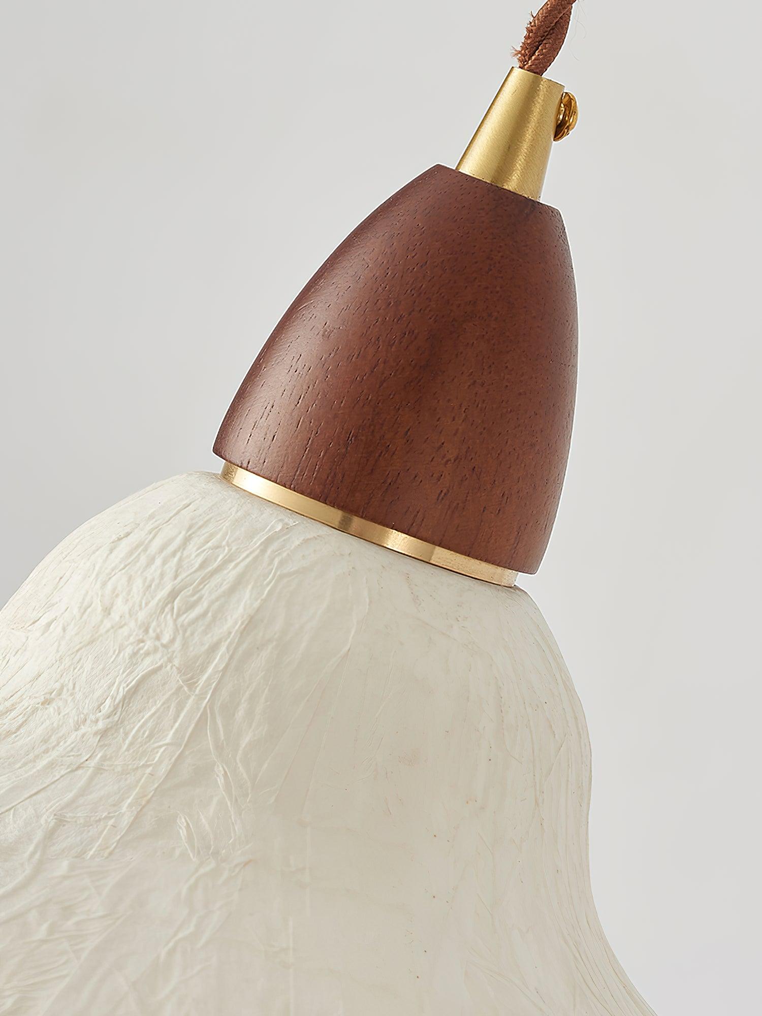 Locan Paper & Wood Pendant Lamp