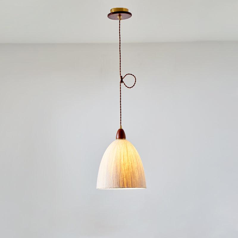 Locan Paper & Wood Pendant Lamp
