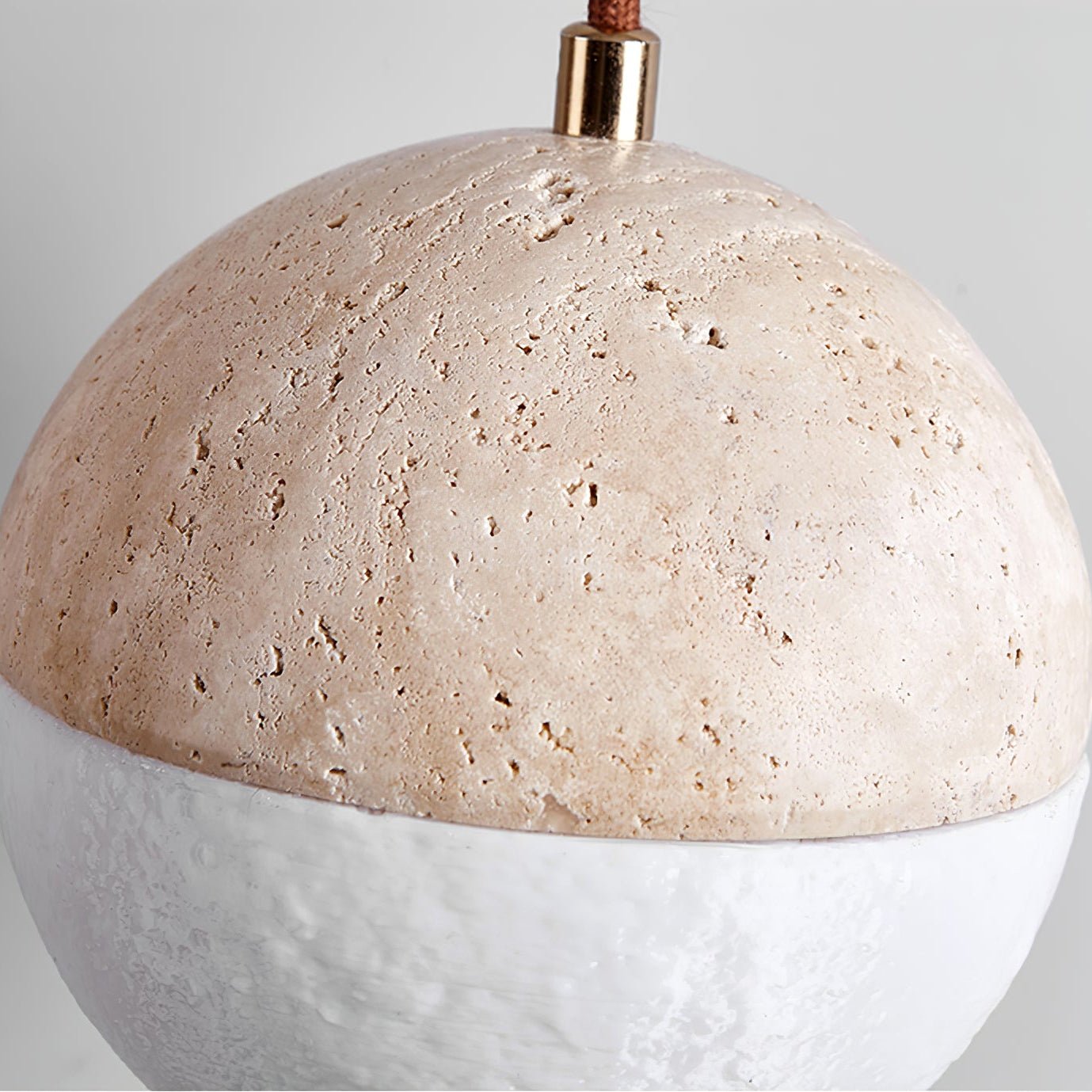 Soren Travertine Pendant Light - Neutral Decor