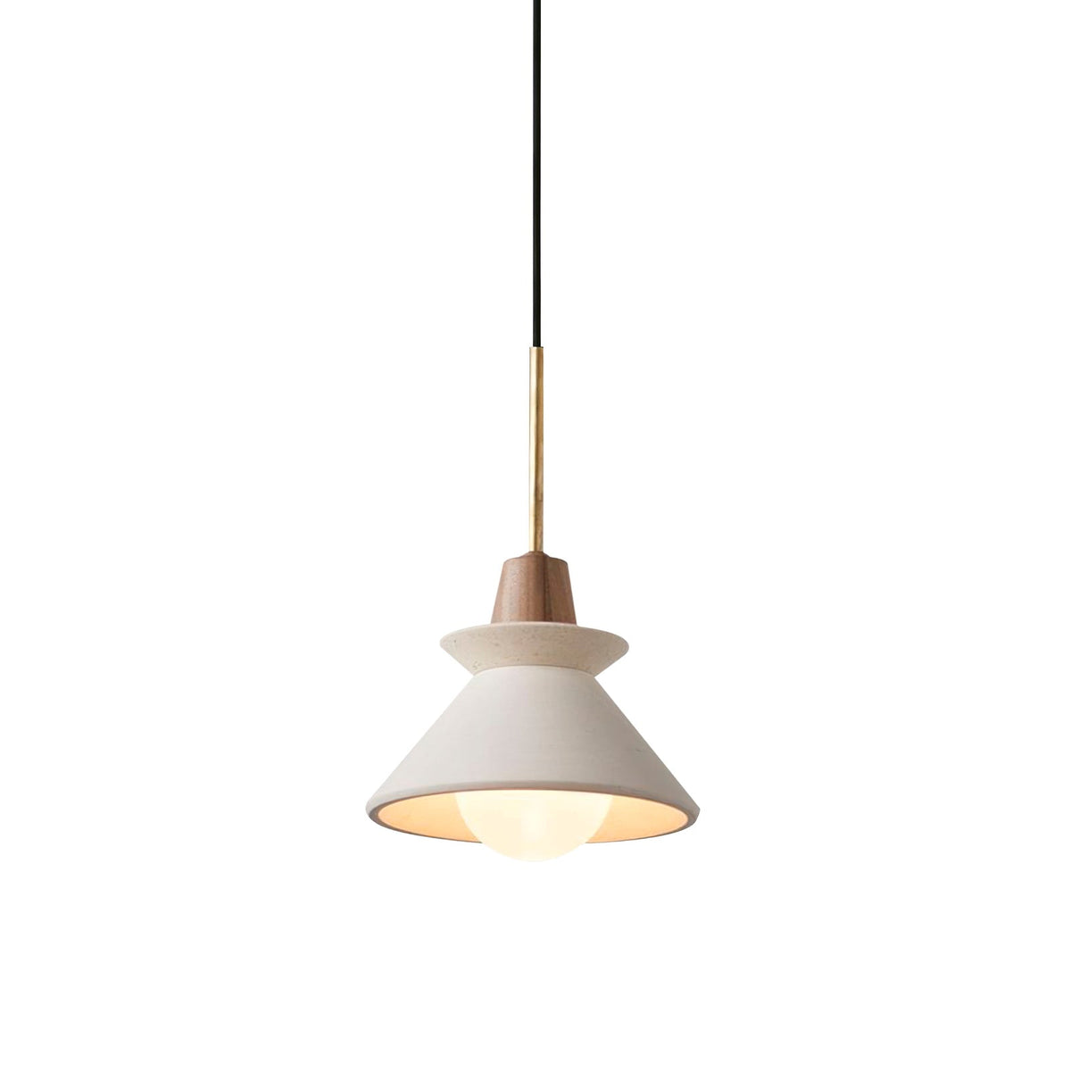 Revelo Pendant Lamp Wood Space Nordic Minimalist