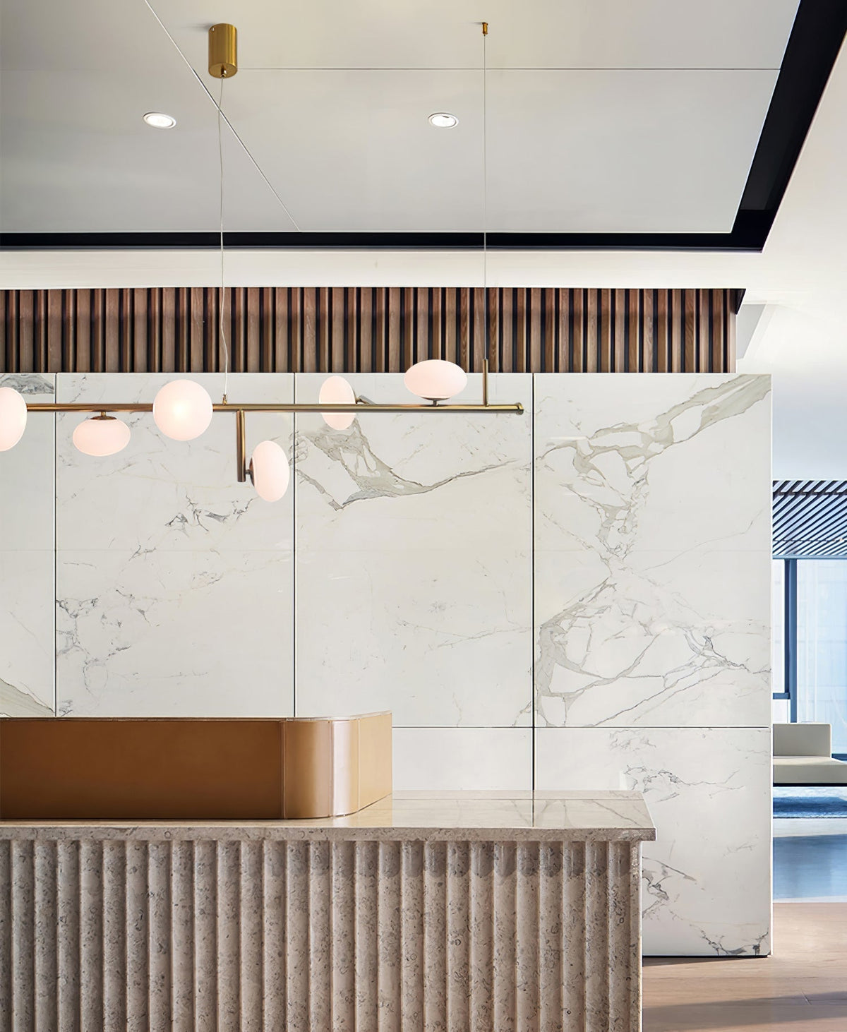 Balance Modern Glass Chandelier
