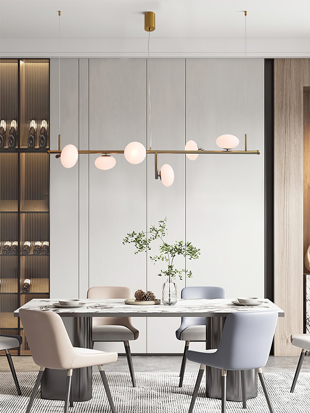 Balance Modern Glass Chandelier