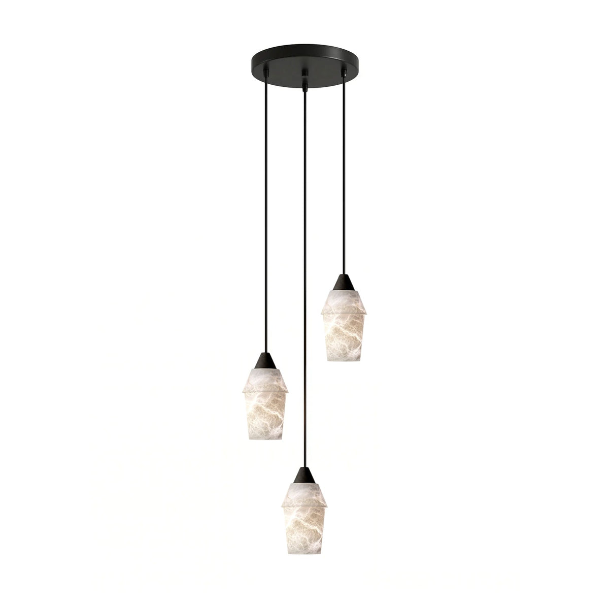 Cyranne Alabaster Cluster Chandelier