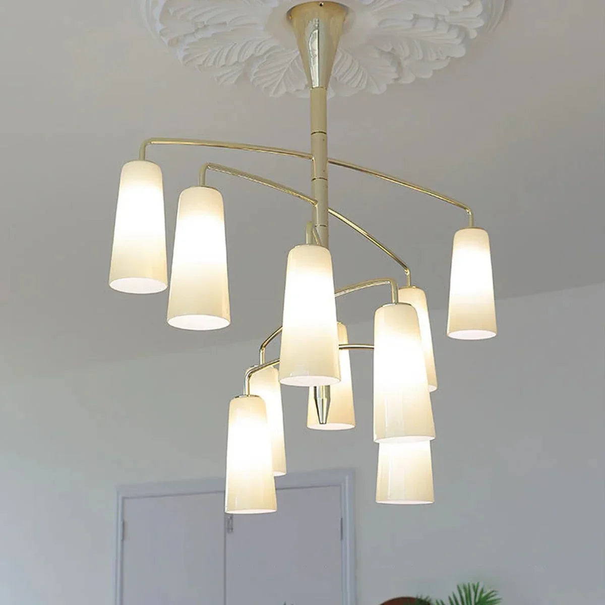 Spiral Tiered Chandelier