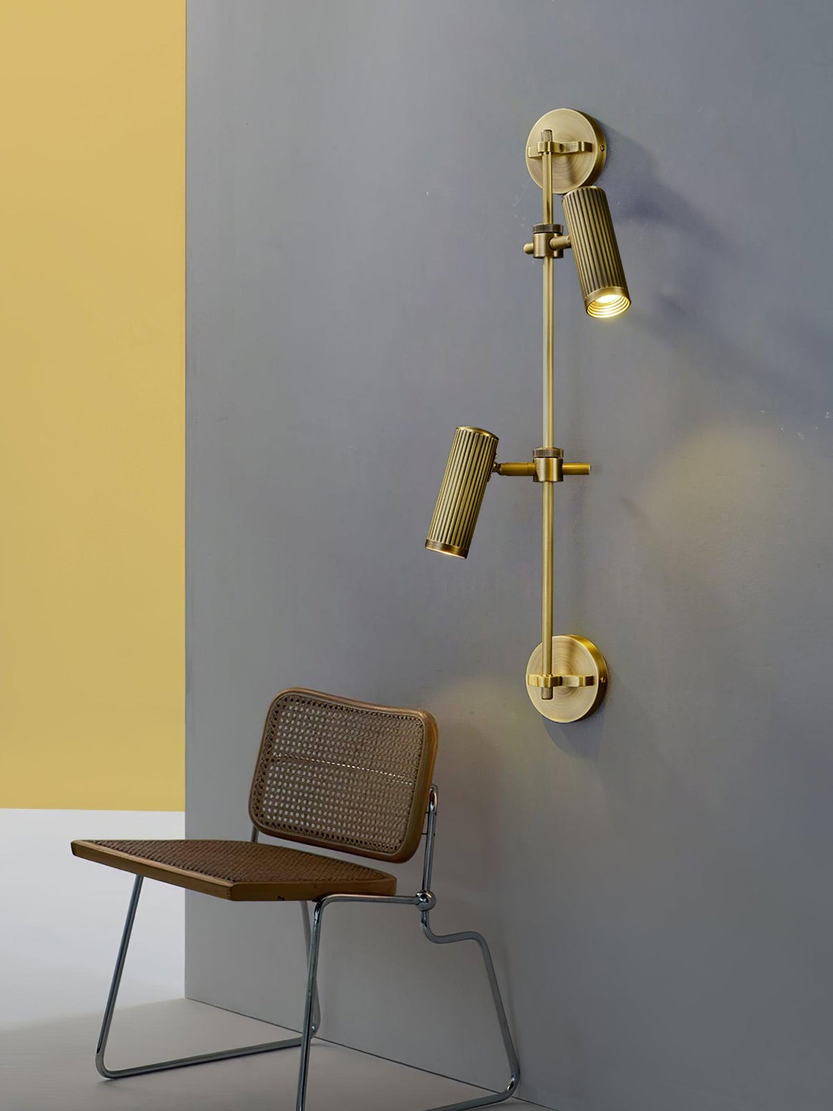 Kirixel Brass Industrial Wall Lamp