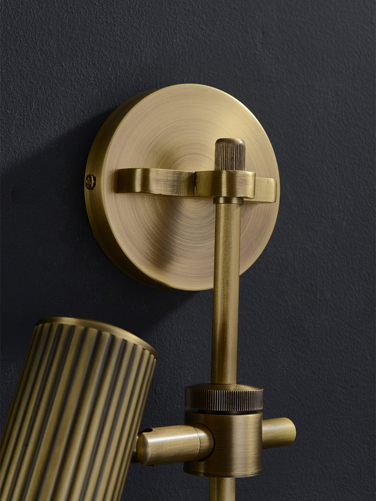 Kirixel Brass Industrial Wall Lamp