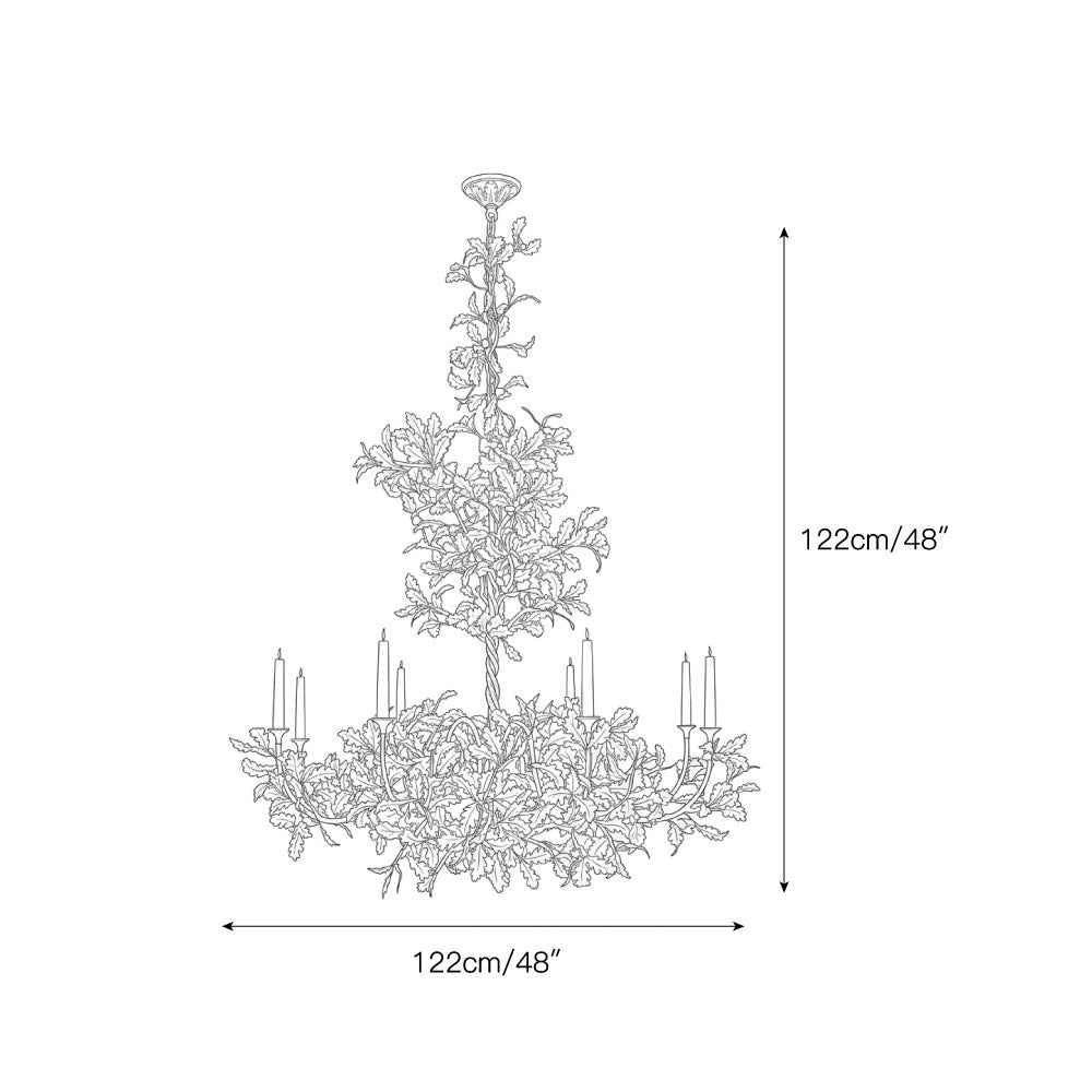 Floréthys Spring Oak Tree Chandelier