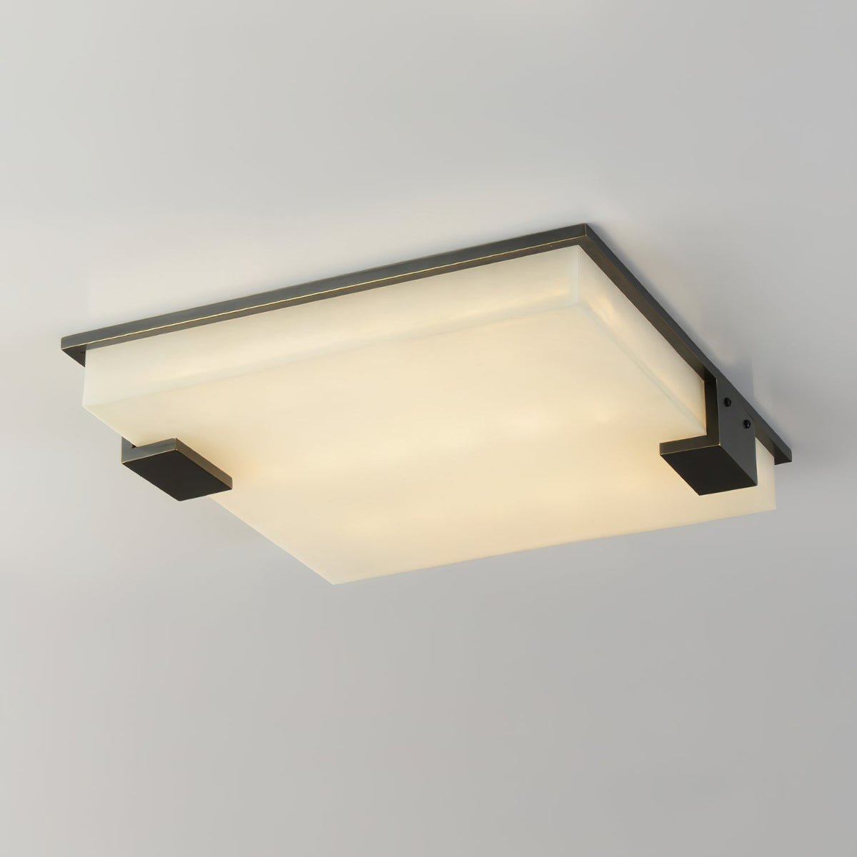 Kevenq Minimalist Alabaster Ceiling Light
