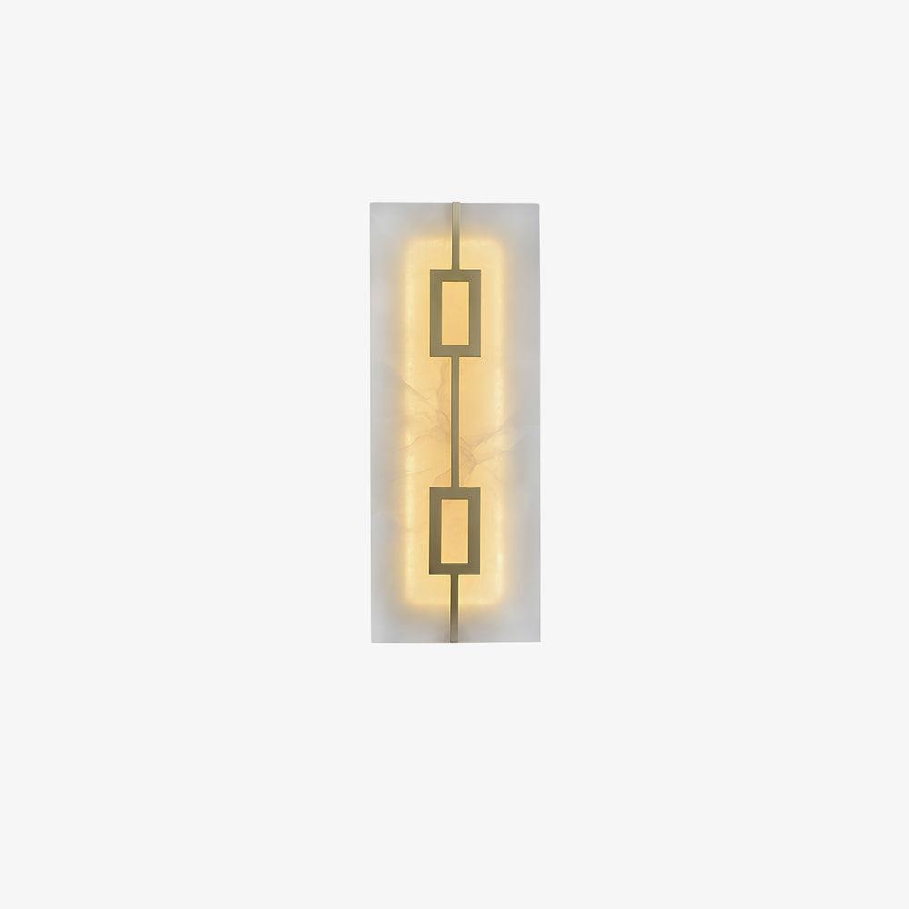 Alvelor Geometric Alabaster Wall Light