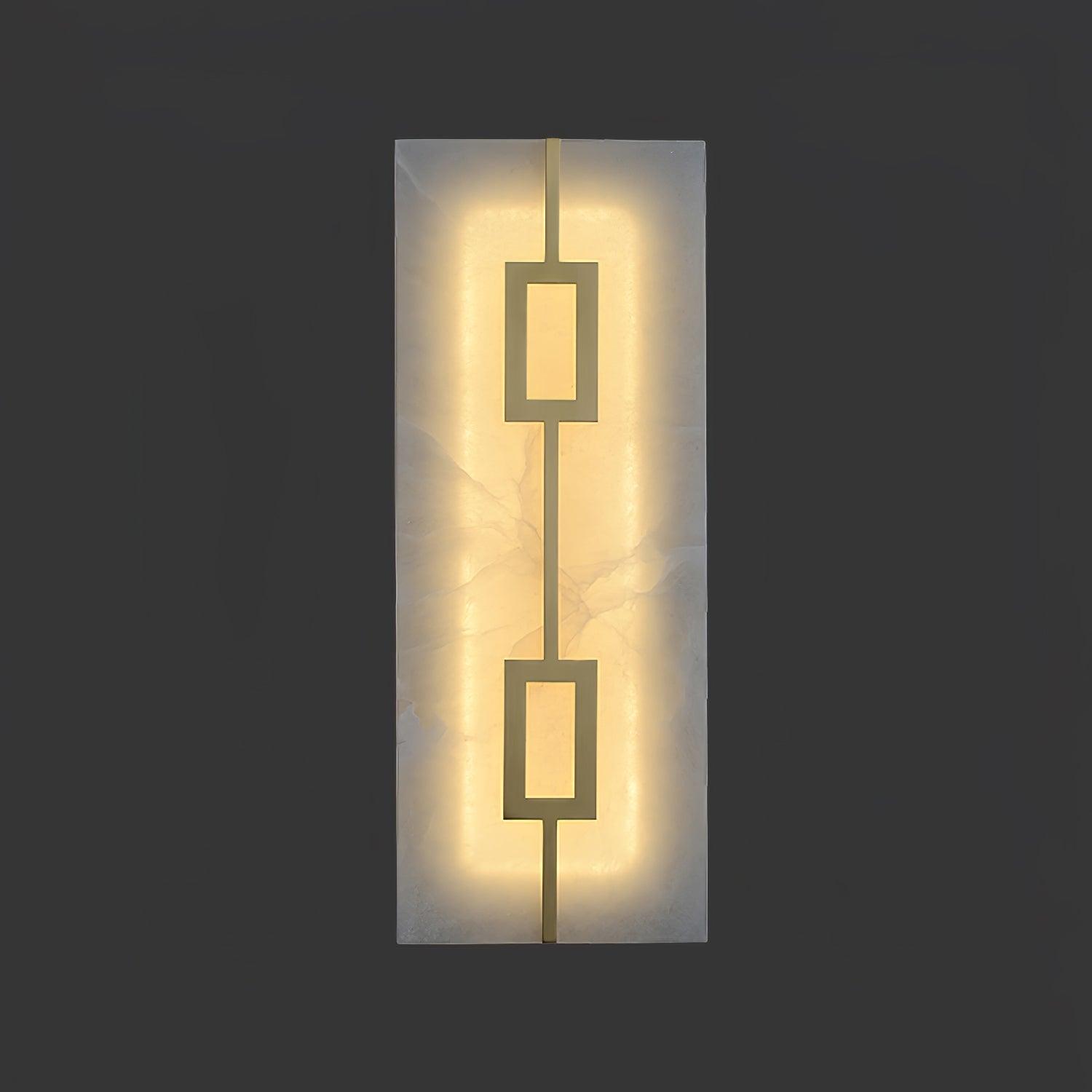 Alvelor Geometric Alabaster Wall Light