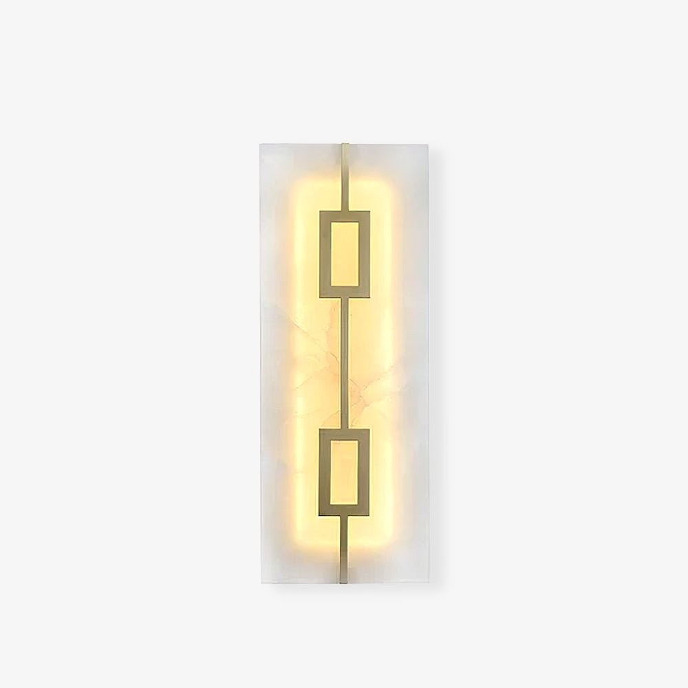 Alvelor Geometric Alabaster Wall Light