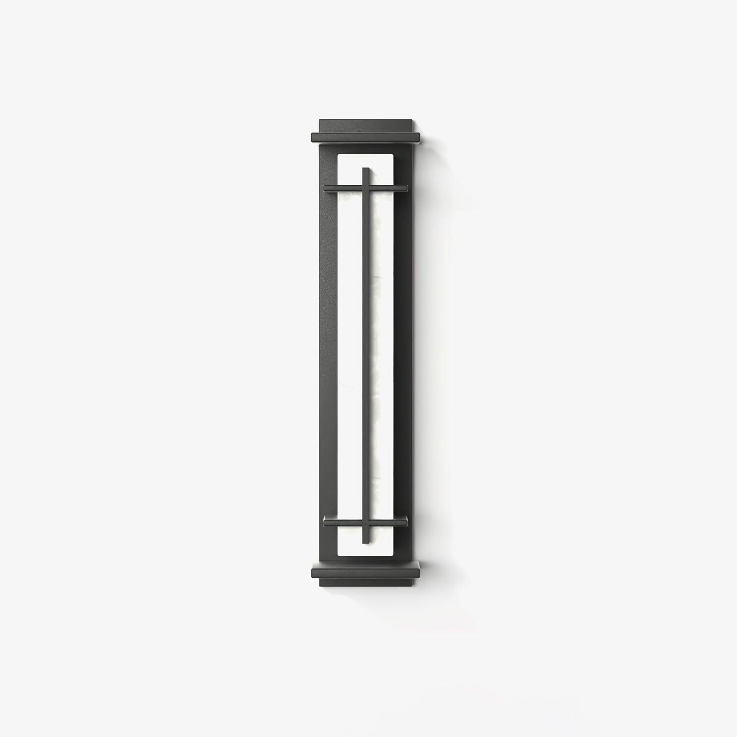 Ray Square Outdoor Wall Light Imitation Alabaster Waterproof - Neutral Decor