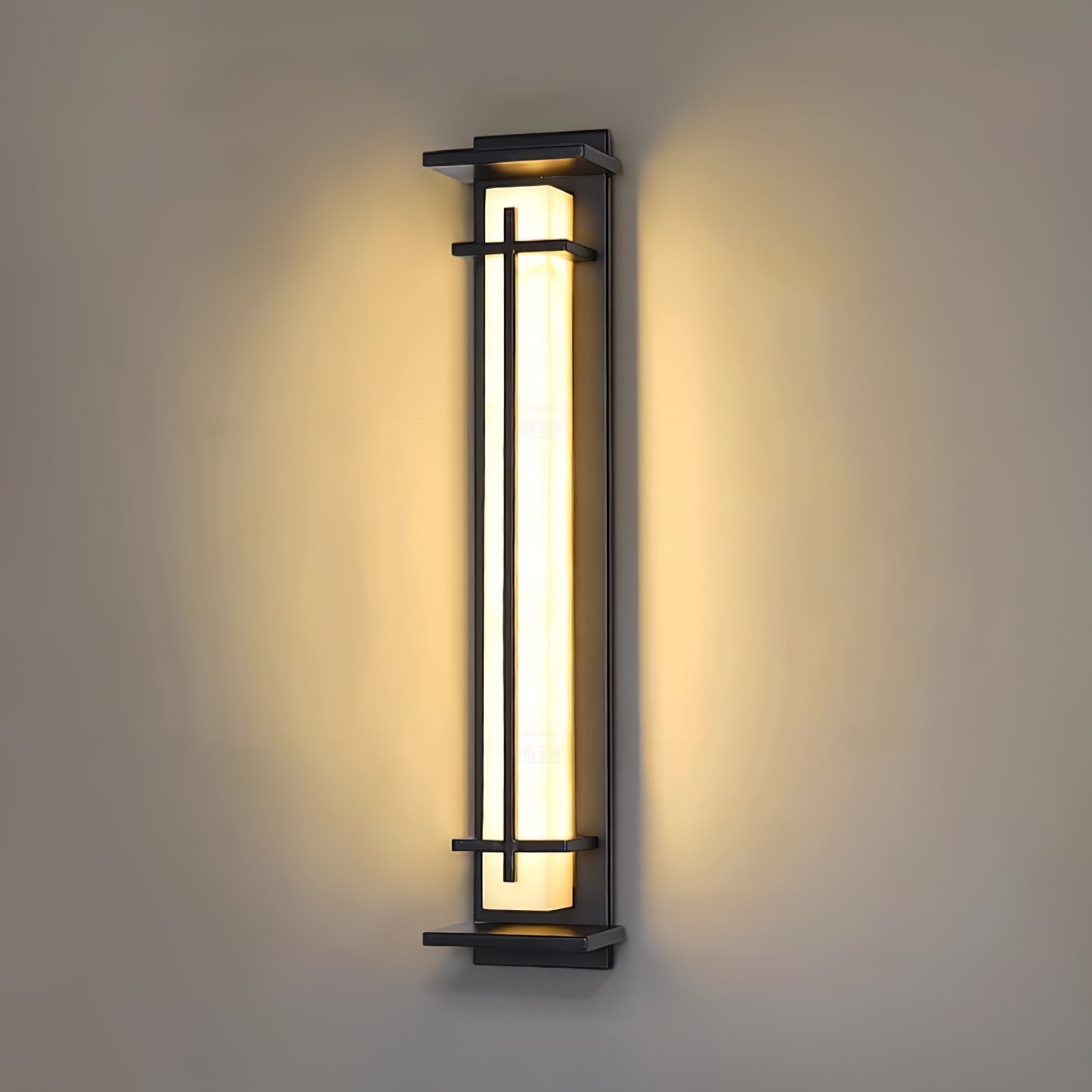 Marcell Alabaster Square Wall Light