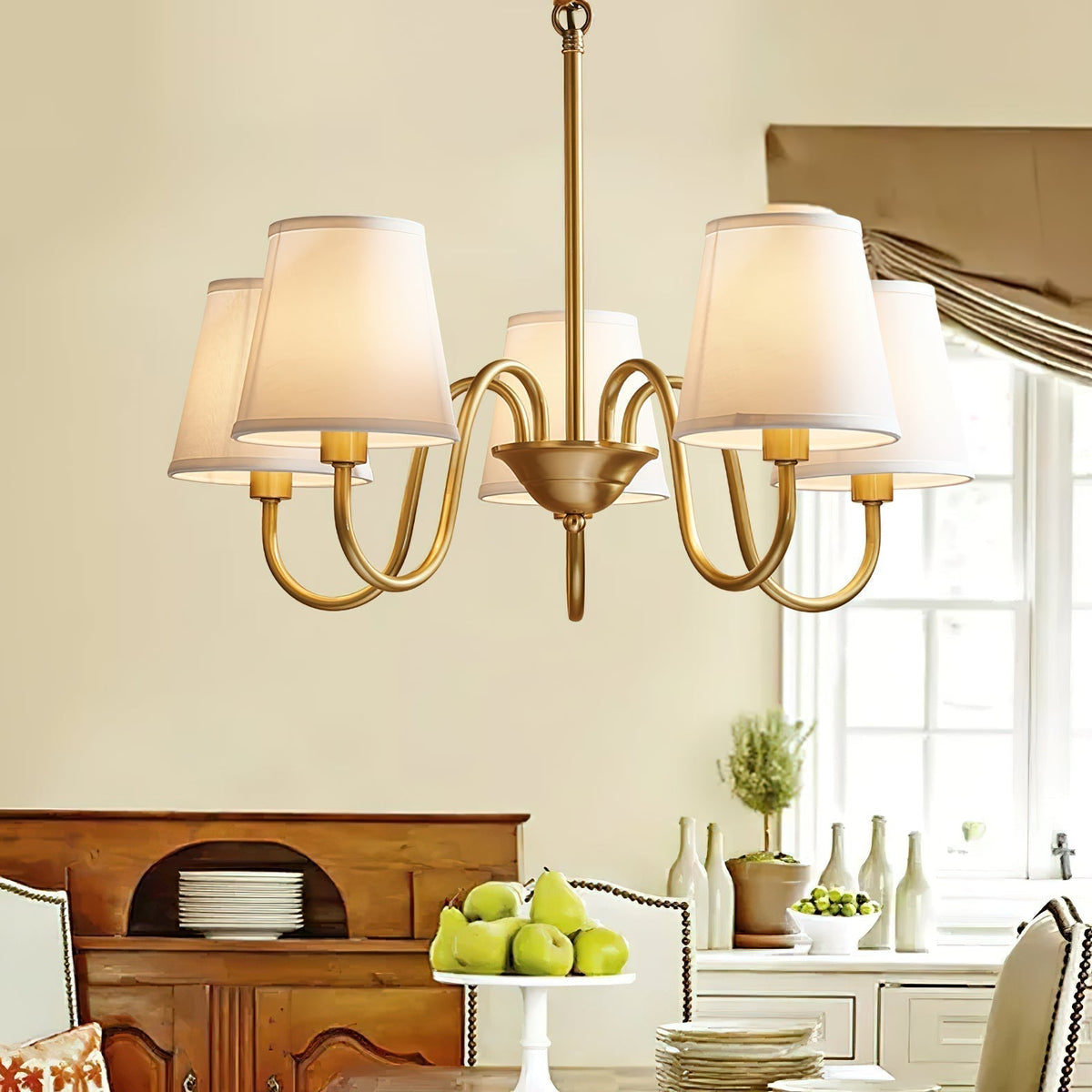Dalen Traditional Stacey Fabric Chandelier