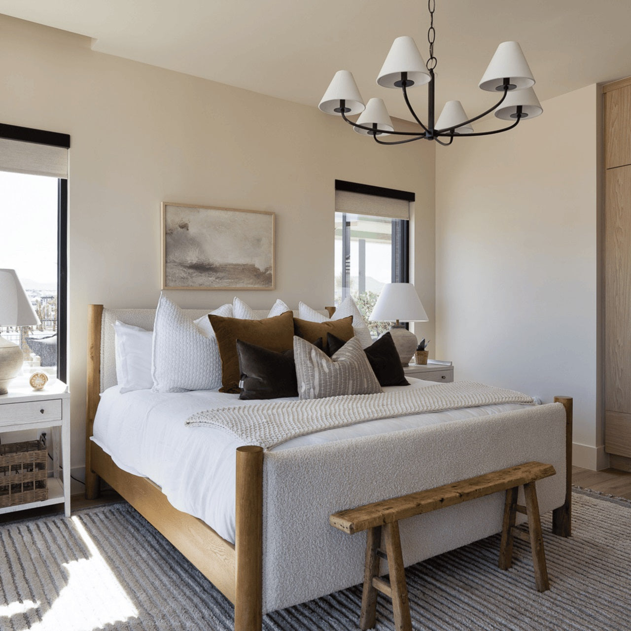Linenena Fabric Chandelier